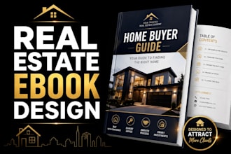 design real estate ebook realtor buyer seller guide canva lead magnet PDF