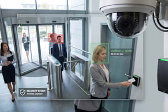 develop real time cctv face recognition and biometric security software