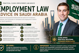 provide employment law advice in saudi arabia