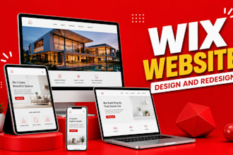 fix wix website issues, wix development, wix redesign, wix website development