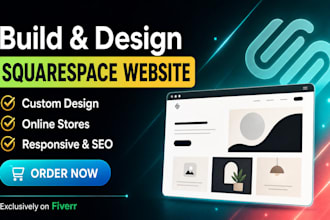 build premium squarespace website, squarespace design as squarespace expert