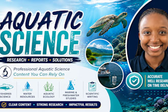 provide aquatic science, fisheries and water resources research