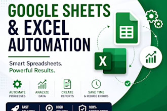 create automated google sheets and excel solutions