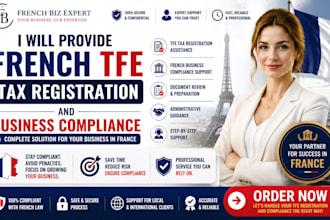 provide french tfe tax registration and business compliance service