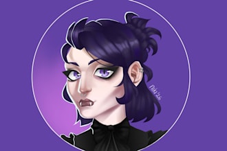 create a video game style portrait
