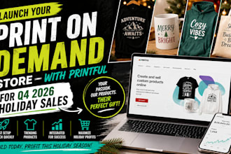 launch your print on demand store for q4 2026 holiday sales with printful