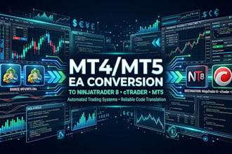 convert metatrader ea to ninjatrader 8, ctrader