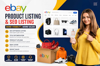 do ebay product listing, product upload, ebay defect, ebay SEO, ebay lister