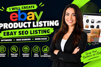 do ebay product listing, product upload, ebay defect, ebay SEO, ebay lister
