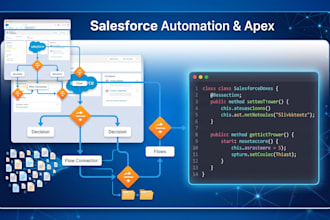 build custom salesforce flows and apex
