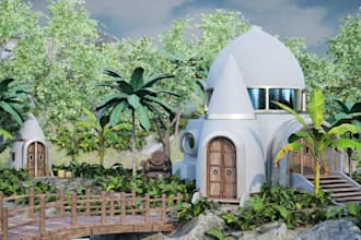 design custom 3d game maps and worlds for your video game