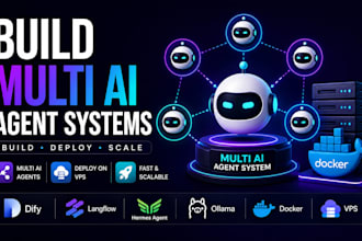 build multi ai agent dify ai langflow fix hermes agent ollama docker vps