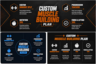 create a custom beginner friendly muscle building workout plan