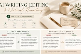 rewrite and polish ai generated writing