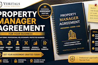 draft a professional property manager agreement for your business