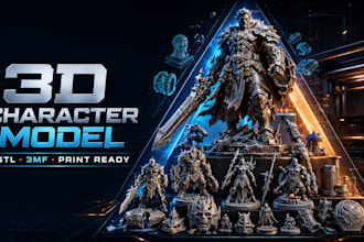 3d print and paint miniature painting 3d resin printing anime figure 3d toys