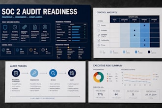 design soc 2 audit readiness and cybersecurity compliance presentations