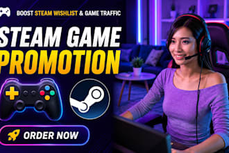 steam game promotion steam game wishlist steam game marketing boost visits