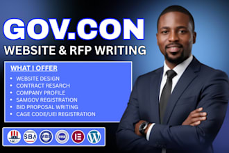 create government contract websites for federal and nonprofit organizations