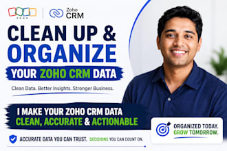 clean up and organize your zoho CRM data