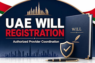 provide uae will registration coordination