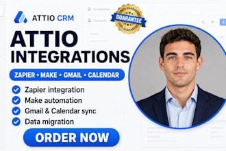 setup attio zapier make gmail calendar integration data migration
