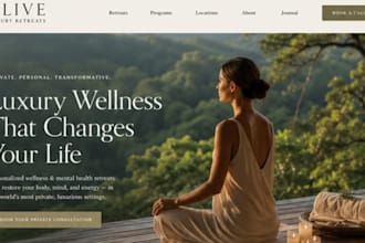 build wix spiritual healing website meditation therapy website mental health sit