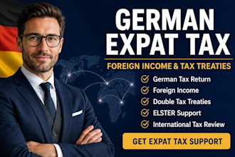 focus on german expat tax return, foreign expat income and tax treaties