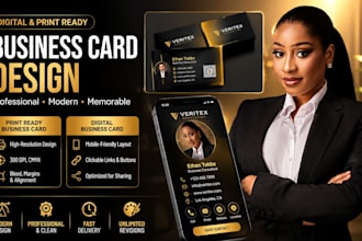 design clickable digital business card or physical card