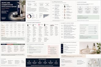 analyze your skincare competitors and competitive landscape