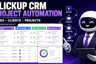 build your clickup CRM for leads clients and project management