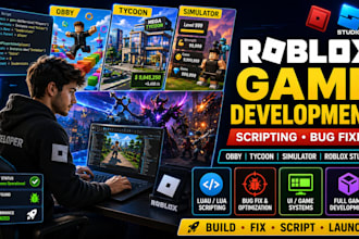roblox game development scripting bug fixes obby tycoon simulator roblox volset