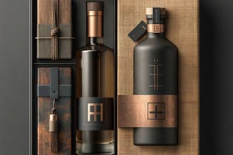 create product packaging, box, label and amazon design
