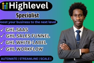 setup gohighlevel saas, ghl workflow automation, CRM, funnel, white label