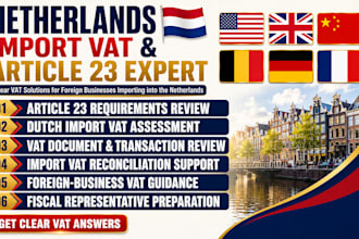 do netherlands vat dutch import vat article 23 for foreign businesses
