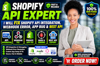 fix shopify api integration webhook error private shopify app bug and rest api