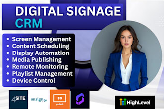 setup digital signage CRM yodeck screenly xibo onsign telemetrics play foursite