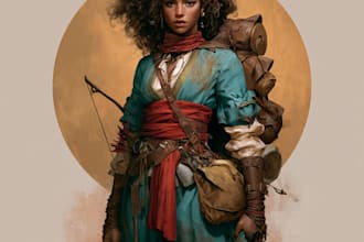 fantasy art, illustration for original concept art