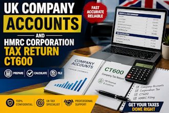 prepare and file UK company accounts and hmrc corporation tax return