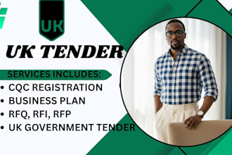 write UK public sector tender responses and bid submissions