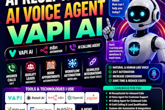 build vapi ai, ai receptionist, ai calling agent, ai voice agent