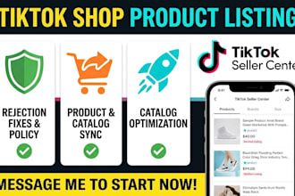 do tiktok shop product listing, shopify sync, and catalog optimization