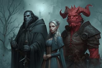 fantasy horror and fantasy horror characte
