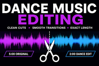 edit and cut music for your dance routines