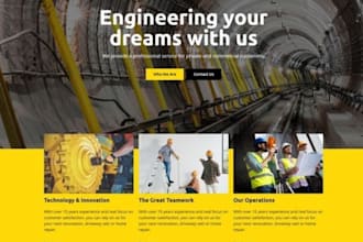 build a professional squarespace construction website