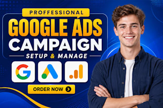 be your google ads manager, set up and manage ads adwords PPC campaigns