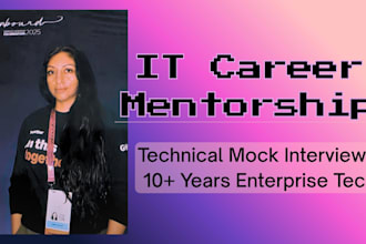 be your IT career mentor and technical interview coach