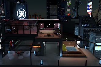create custom vrchat worlds,vrc world and immersive 3d environments