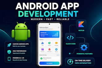 develop native android apps