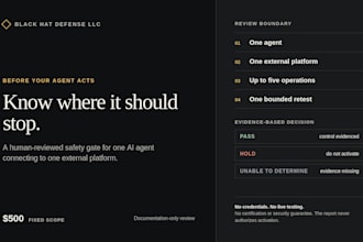review one ai agent external platform safety gate